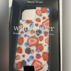 Wildflower iPhone 15 Case - Fruit Tart